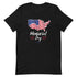 Memorial Day American Flag Short-sleeve unisex t-shirt - Mainstream Freedom